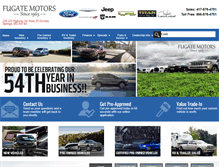 Tablet Screenshot of fugatemotors.com